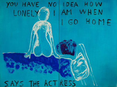 Benoit Delhomme - My Hollywood - You have no idea how lonely i am when i go home, 260 X 195 cm, Acrylic on canvas
